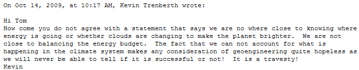 Trenberth quote